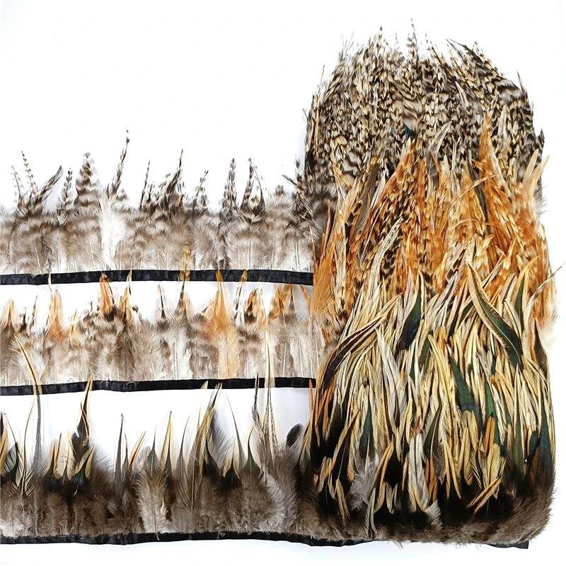 1meter/Lot Natural Pheasant Feather Trims Fringe Rooster Feathers Peacock Pluma Ribbons for Crafts DIY Decor for Clothes Sewing
1meter/Lot Natural Pheasant Feather Trims Fringe Rooster Feathers Peacock Pluma Ribbons for Crafts DIY Decor for Clothes Sewing