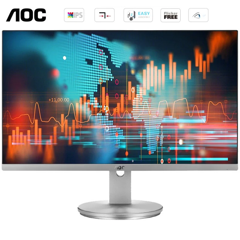 AOC 23.8-Inch AH-IPS Hard Screen Low Blue Light Eye-Loving Non-Flicker-Free Desktop Computer Monitor (HDMI Version)
AOC 23.8-Inch AH-IPS Hard Screen Low Blue Light Eye-Loving Non-Flicker-Free Desktop Computer Monitor (HDMI Version)