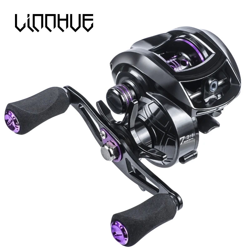 LINNHUE Baitcasting Reel AF2000 7.2:1 Gear Ratio Fishing Reel 8KG Max Drag N42 Neodymium Magnet Saltwater Reel Fishing Pesca
LINNHUE Baitcasting Reel AF2000 7.2:1 Gear Ratio Fishing Reel 8KG Max Drag N42 Neodymium Magnet Saltwater Reel Fishing Pesca