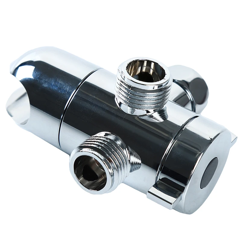 Chrome 3 Way Tee Connector Shower Head Fixed Seat Diverter Bathroom Adjustable Handheld Shower Head Arm Mounted Diverter Valve
Chrome 3 Way Tee Connector Shower Head Fixed Seat Diverter Bathroom Adjustable Handheld Shower Head Arm Mounted Diverter Valve