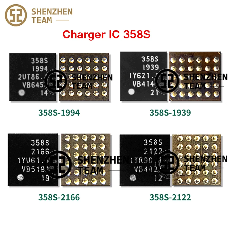 

Decflo 358S Chip New Charger Charging IC 358S 2166 2225 2122 1947 1939 2295 1994 BGA Chipset For Redmi 3 4A Vivo Y51 HTC D626
