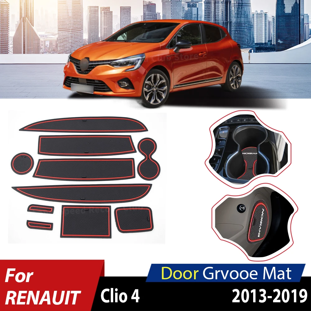Car Gate Slot Mats For Renault Clio 4 Anti-Slip Rubber Cup Pads Door Groove Mats Interior Decoration Stickers Accessories
Car Gate Slot Mats For Renault Clio 4 Anti-Slip Rubber Cup Pads Door Groove Mats Interior Decoration Stickers Accessories