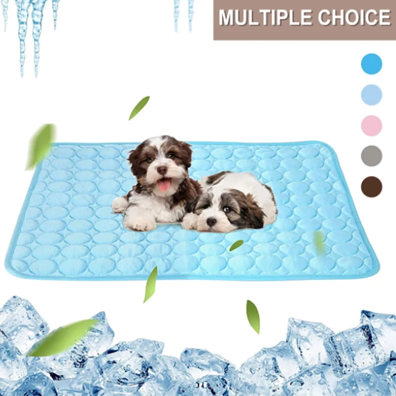 Dog Bed Pet Cooling Mat Ice Mat Summer Mats Blue Pet Ice Pad Cool Cold Silk Moisture-Proof Cooler
Dog Bed Pet Cooling Mat Ice Mat Summer Mats Blue Pet Ice Pad Cool Cold Silk Moisture-Proof Cooler