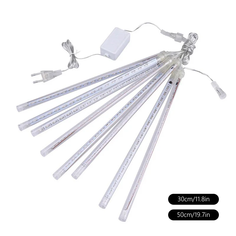 30cm 50cm 8 Tubes Waterproof Meteor Shower Rain LED String Lights Outdoor Christmas Decoration for Home Tree EU/US/UK/AU Plug
30cm 50cm 8 Tubes Waterproof Meteor Shower Rain LED String Lights Outdoor Christmas Decoration for Home Tree EU/US/UK/AU Plug