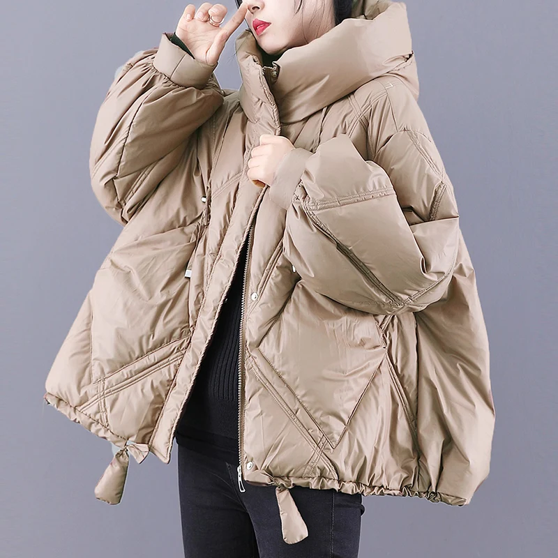 Fashion Hot Winter Women Hooded Thick Warm 90% White Duck Down Coat Casual Female Loose Zipper Solid Down Jacket Snow Outwear
Fashion Hot Winter Women Hooded Thick Warm 90% White Duck Down Coat Casual Female Loose Zipper Solid Down Jacket Snow Outwear