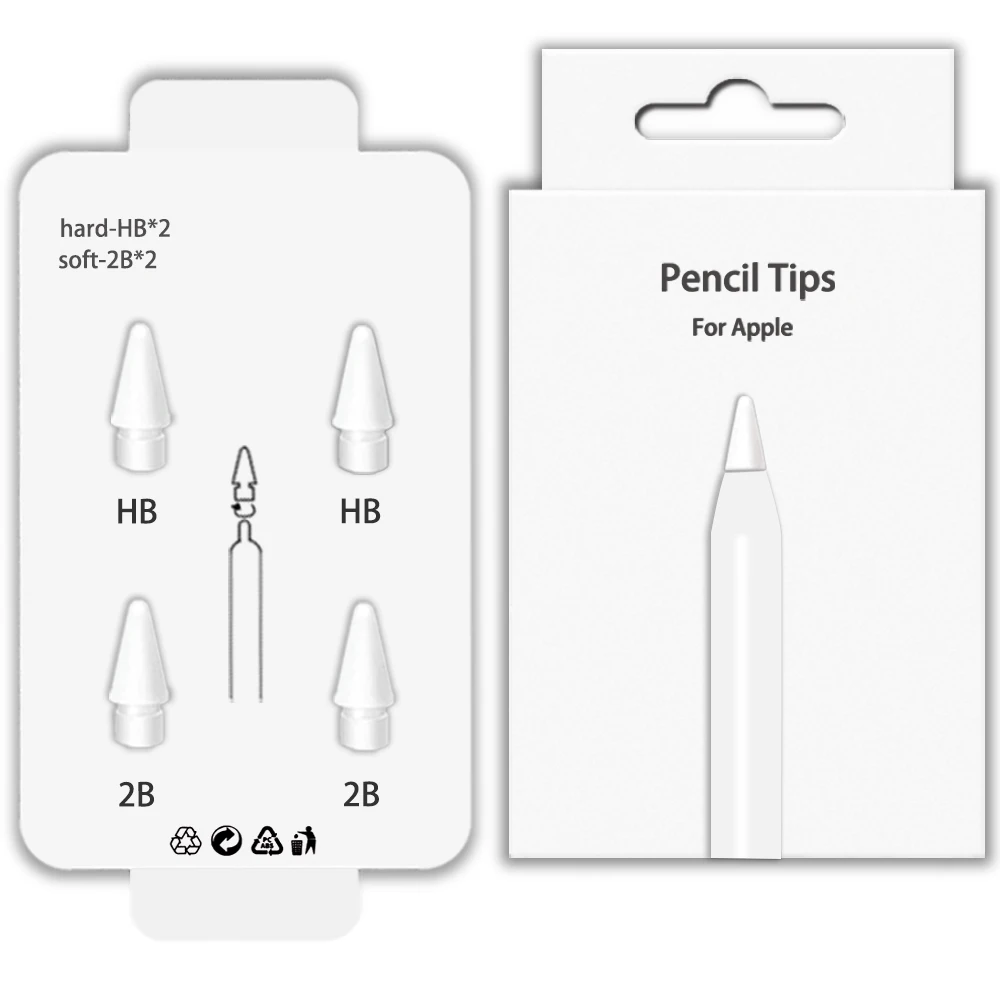 Pencil Tips for Apple Pencil 1st / 2nd Generation, Both Soft and Hard, Double-Layered iPad Stylus Nib,Used for3-7 Years,4-8 Pack
Pencil Tips for Apple Pencil 1st / 2nd Generation, Both Soft and Hard, Double-Layered iPad Stylus Nib,Used for3-7 Years,4-8 Pack