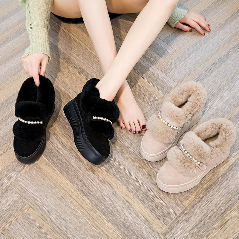 Rabbit Hair Platform Boots Women Leather Genuine Sneakers Wedges Shoes for Women Warm Furry Boots Winter Shoes Women Snow Boots
Rabbit Hair Platform Boots Women Leather Genuine Sneakers Wedges Shoes for Women Warm Furry Boots Winter Shoes Women Snow Boots
