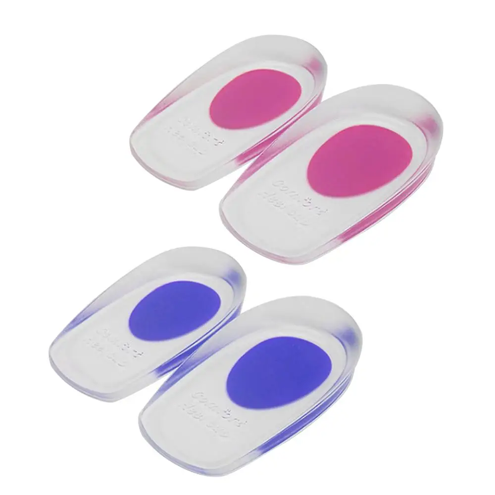1Pair Silicone Gel Heel Cushion U-shaped Sport Shock Absorption Inner Heightening Insoles Half Heel Cup Pad Feet Care Tool
1Pair Silicone Gel Heel Cushion U-shaped Sport Shock Absorption Inner Heightening Insoles Half Heel Cup Pad Feet Care Tool
