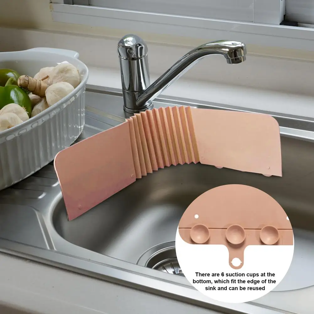 Suction Cup Sink Water Splash Guard Anti-water Board Kitchen Fruit Vegetable Washing Supplies Baffle Screen Specialty Gadget
Suction Cup Sink Water Splash Guard Anti-water Board Kitchen Fruit Vegetable Washing Supplies Baffle Screen Specialty Gadget