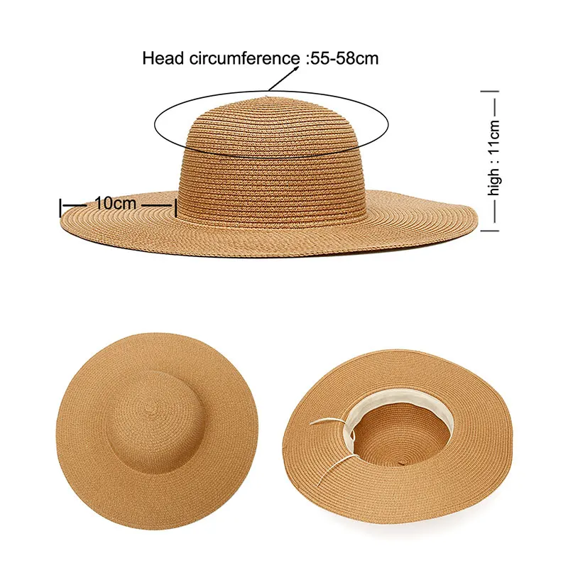 Embroidery Personalized Custom Text LOGO Embroidery Women Sun Hat Large Brim Straw Hat Outdoor Beach hat Summer Cap Dropshippin
Embroidery Personalized Custom Text LOGO Embroidery Women Sun Hat Large Brim Straw Hat Outdoor Beach hat Summer Cap Dropshippin