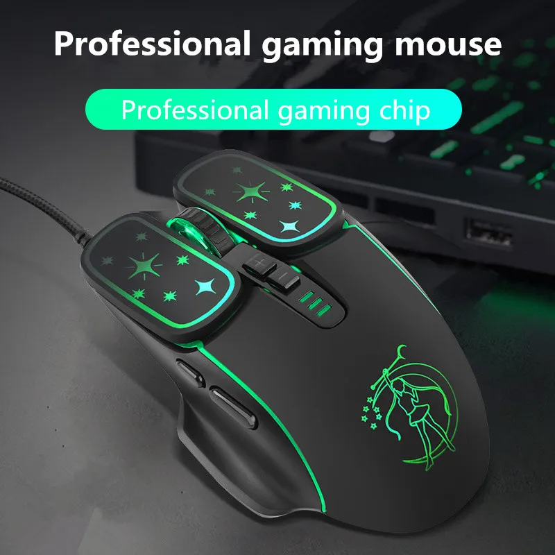 Hot Selling Optical Profession Gaming Computer USB Wired Mouse 6 Buttons 2400 DPI LED Mouse Gamer Mice for PC Laptop
Hot Selling Optical Profession Gaming Computer USB Wired Mouse 6 Buttons 2400 DPI LED Mouse Gamer Mice for PC Laptop
