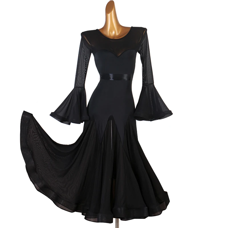 New Style Modern Dance Costume For Women Long Sleeve Big Swing Waltz Stage Performance Clothes Ballroom Dance Dresses DQL2945
New Style Modern Dance Costume For Women Long Sleeve Big Swing Waltz Stage Performance Clothes Ballroom Dance Dresses DQL2945