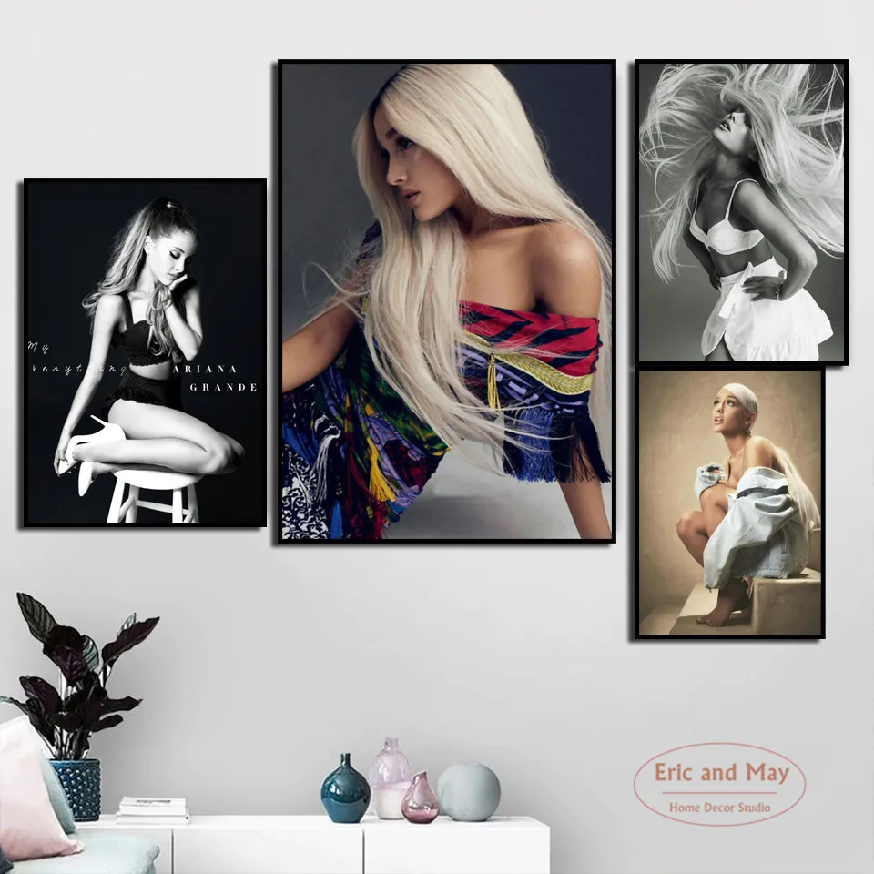 Pop Star Ariana Grande Canvas Painting Poster HD Print Wall Art Living Room Home Decoration
Pop Star Ariana Grande Canvas Painting Poster HD Print Wall Art Living Room Home Decoration