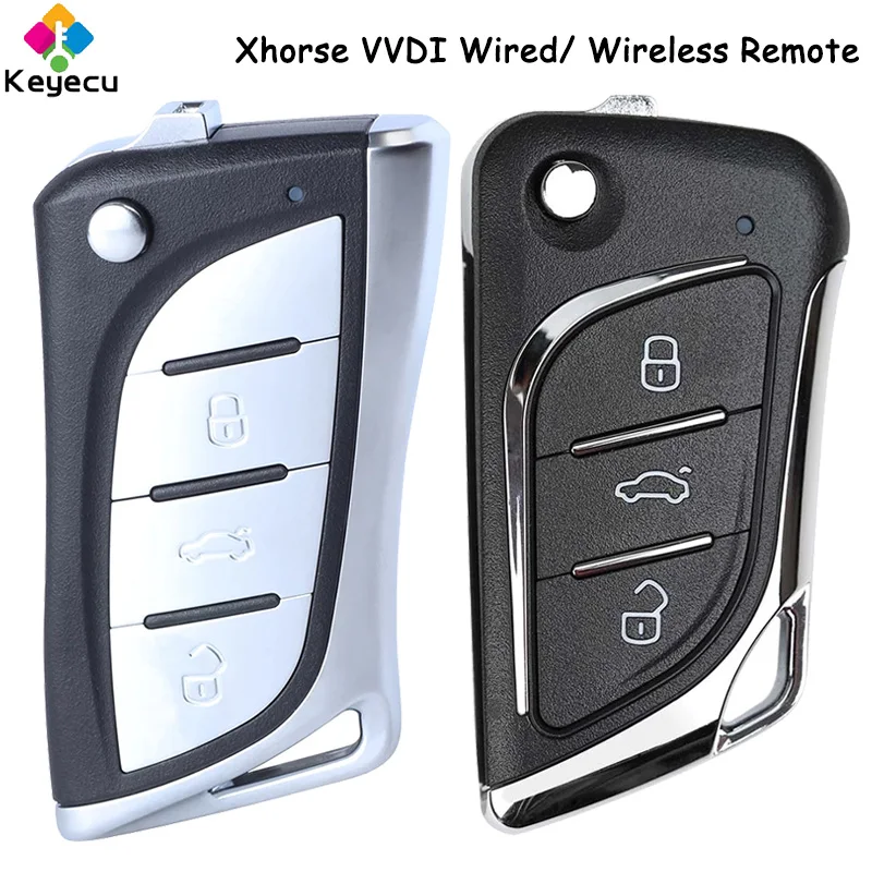 KEYECU XHORSE English Version for Lexus Flip Style Wired / Wireless 3 Buttons Universal Remote Car Key for VVDI Key Tool VVDI2
KEYECU XHORSE English Version for Lexus Flip Style Wired / Wireless 3 Buttons Universal Remote Car Key for VVDI Key Tool VVDI2