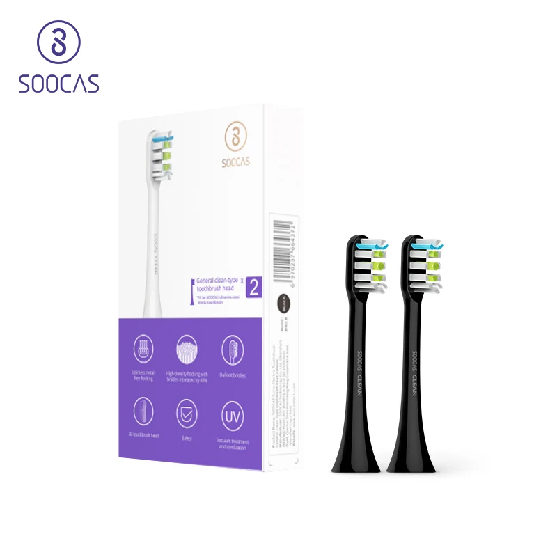 

SOOCAS X3 X1 X5 Replacement Toothbrush head Waterproof Couple SOOCARE X3U V1 sonic electric tooth brush head original Spare