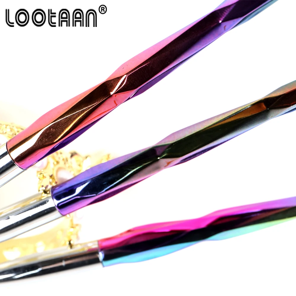 Lootaan Nail Brush 3Pcs/Set Coloful Handle Nail Art Liner Painting Pen Acrylic UV Gel Brushes Carving Line Grid Manicure Tool
Lootaan Nail Brush 3Pcs/Set Coloful Handle Nail Art Liner Painting Pen Acrylic UV Gel Brushes Carving Line Grid Manicure Tool