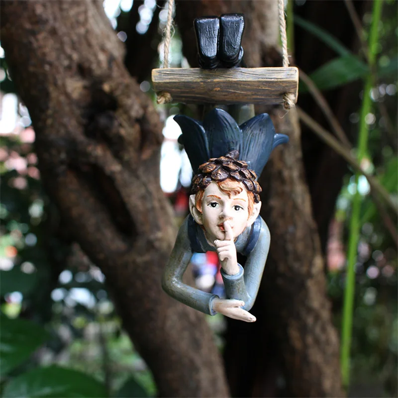 Cartoon Swing Elf Ornament Painted Resin Crafts Outdoor Landscape Pendant For Room Decorations Accessories Garden House
Cartoon Swing Elf Ornament Painted Resin Crafts Outdoor Landscape Pendant For Room Decorations Accessories Garden House
