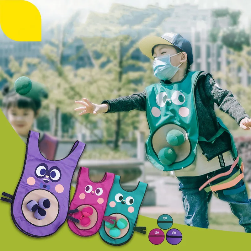 Children Crazy Dodge Ball Vest Catch Tail Game Kindergarten Outdoor Sports Parent-child Interaction Throw Sticky Target Props
Children Crazy Dodge Ball Vest Catch Tail Game Kindergarten Outdoor Sports Parent-child Interaction Throw Sticky Target Props