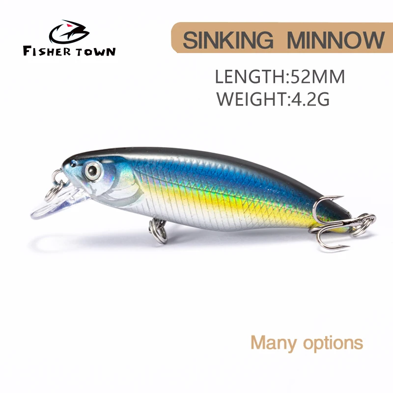 Japan Hot Model Sinking Minnow Fishing Lures 52mm 4.5g Jerkbait Bass Pike Carkbait Wobblers Swimbait Professional Hard Bait
Japan Hot Model Sinking Minnow Fishing Lures 52mm 4.5g Jerkbait Bass Pike Carkbait Wobblers Swimbait Professional Hard Bait