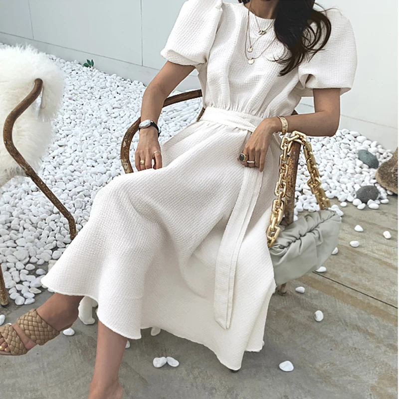 Bornladies 2022 летние корейские бандажные приталенные платья с бантом, элегантное женское платье с пышными рукавами и круглым вырезом, новые плат...
Bornladies 2022 летние корейские бандажные приталенные платья с бантом, элегантное женское платье с пышными рукавами и круглым вырезом, новые плат...