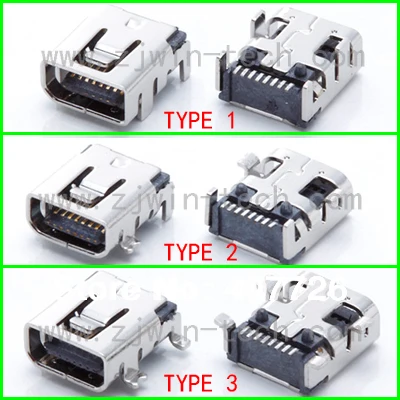 30PCS/3Models Mini USB 2.0 8P Connector Female Socket SMT/DIP Laptop Phone Tail Power Jack Charging
30PCS/3Models Mini USB 2.0 8P Connector Female Socket SMT/DIP Laptop Phone Tail Power Jack Charging