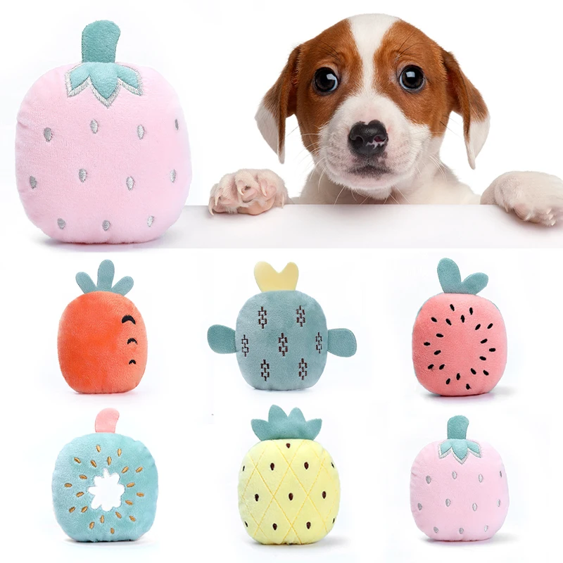 Squeaky Dog Toys Fruit Shape Plush Puppy Chews Toy Interactive Playing for Dog Chihuahua Bite Boring Clean Toy Accesorios
Squeaky Dog Toys Fruit Shape Plush Puppy Chews Toy Interactive Playing for Dog Chihuahua Bite Boring Clean Toy Accesorios