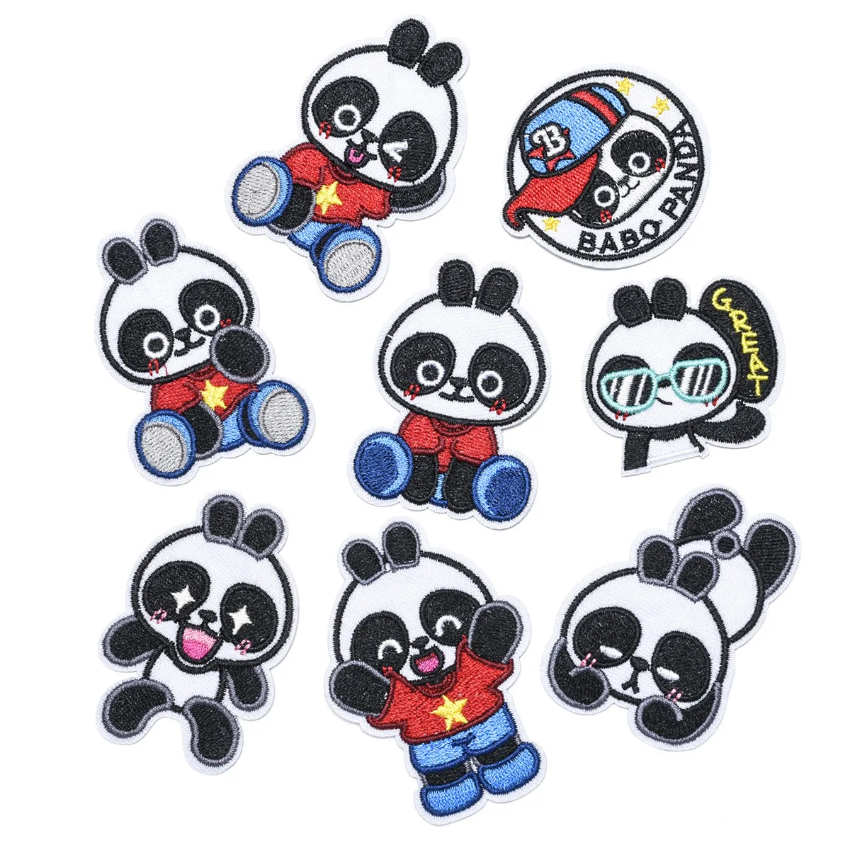 8pcs New Cartoon Animal Embroidery Cloth Stickers Panda Decorative Applique Patches For Children's Clothes
8pcs New Cartoon Animal Embroidery Cloth Stickers Panda Decorative Applique Patches For Children's Clothes