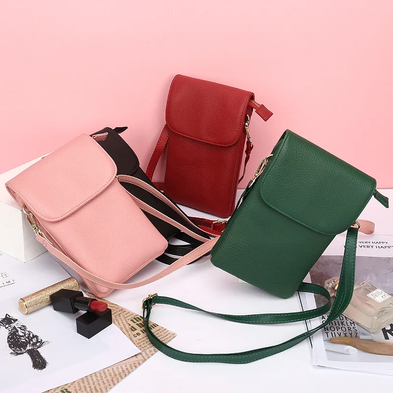 Simple Fashion Genuine Leather Gilr's Simple Shoulder Crossbody Satchel Messenger Phone Bags Gifts
Simple Fashion Genuine Leather Gilr's Simple Shoulder Crossbody Satchel Messenger Phone Bags Gifts