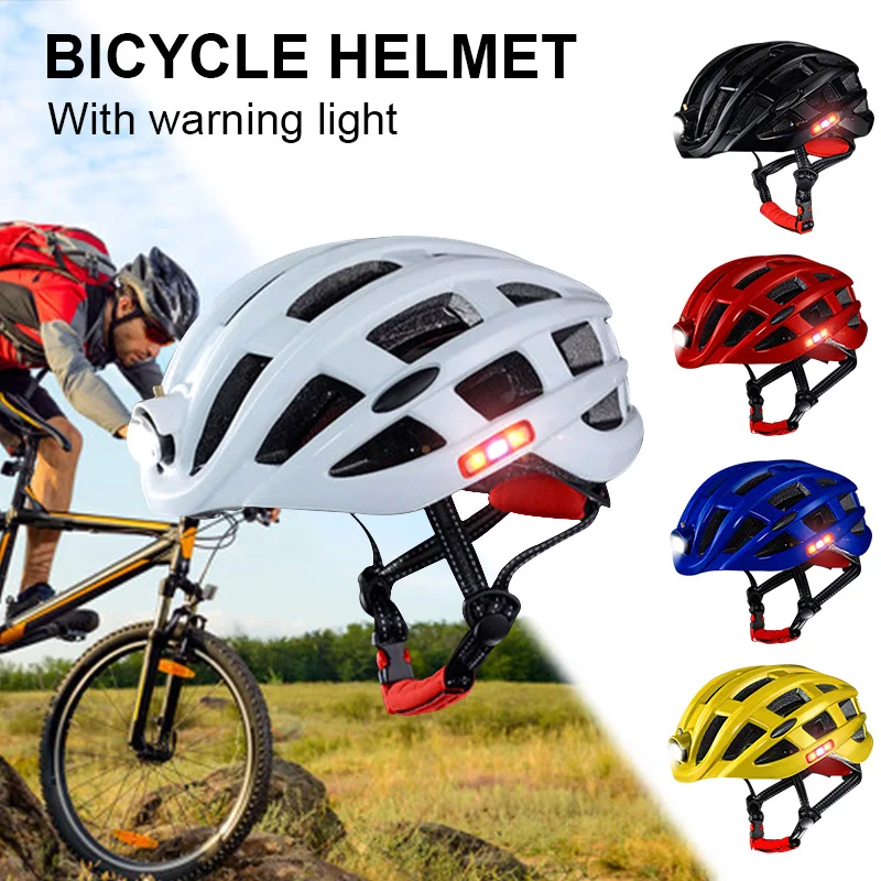 Hot Sale Bicycle Helmet with Warning Light Luminous Insect Proof Net Mountain Road Cycling Equipment for Men and Women ED889
Hot Sale Bicycle Helmet with Warning Light Luminous Insect Proof Net Mountain Road Cycling Equipment for Men and Women ED889