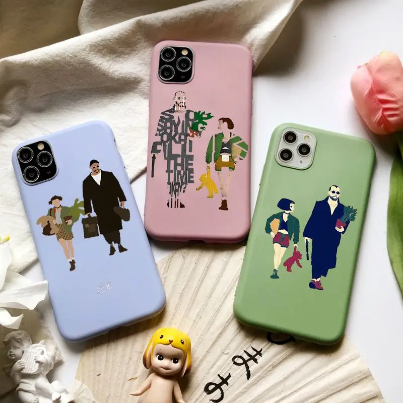 Movie Leon And Mathilda Soft Silicone phone Case for iphone 13 11 12 Pro Max XS XR 8 7 6 6s Plus Cover Coque
Movie Leon And Mathilda Soft Silicone phone Case for iphone 13 11 12 Pro Max XS XR 8 7 6 6s Plus Cover Coque