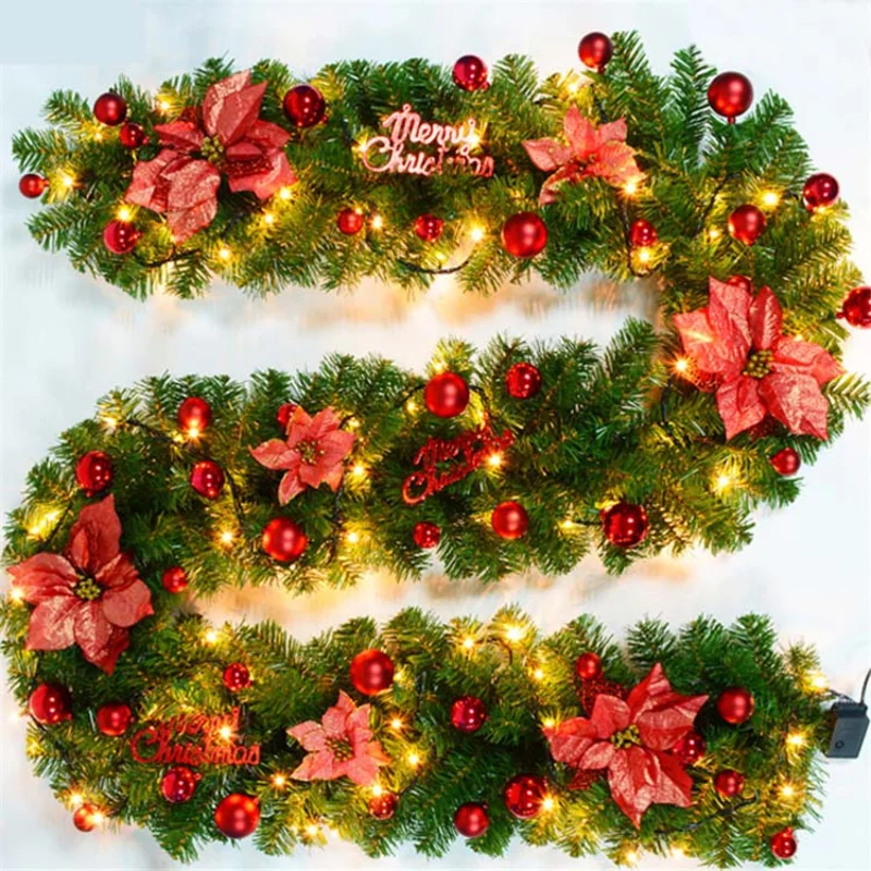 Christmas decorations 2.7 meters encryption decorative Christmas rattan with pearl flower
Christmas decorations 2.7 meters encryption decorative Christmas rattan with pearl flower