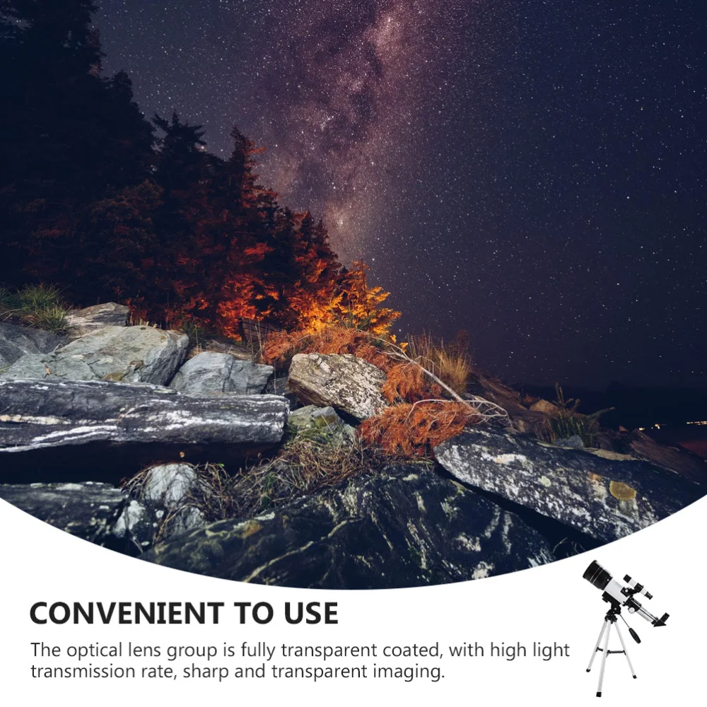 1 Set 150X High-magnification Astronomical Telescope with Phone Clip Tripod
1 Set 150X High-magnification Astronomical Telescope with Phone Clip Tripod