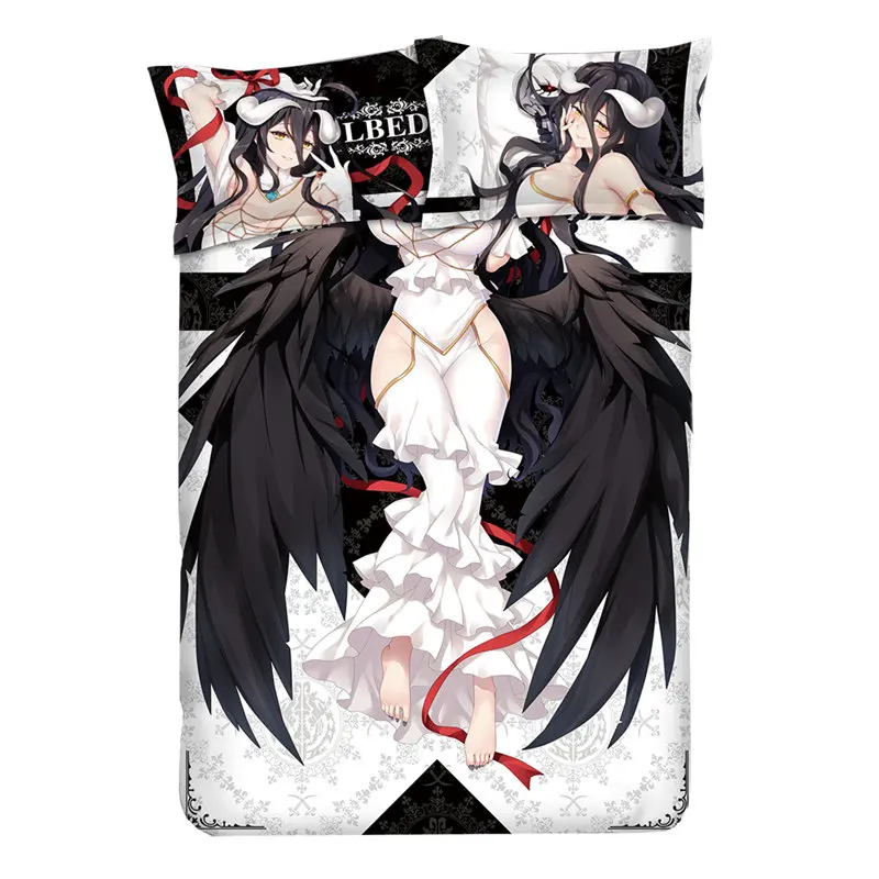 Anime Fate/Overlords/Grand Order Albedo Bedding Sets Twin/Queen/King 3pcs/ 4pcs Ded Set With pillowcase + Sheet+Duvet Cover F08B
Anime Fate/Overlords/Grand Order Albedo Bedding Sets Twin/Queen/King 3pcs/ 4pcs Ded Set With pillowcase + Sheet+Duvet Cover F08B