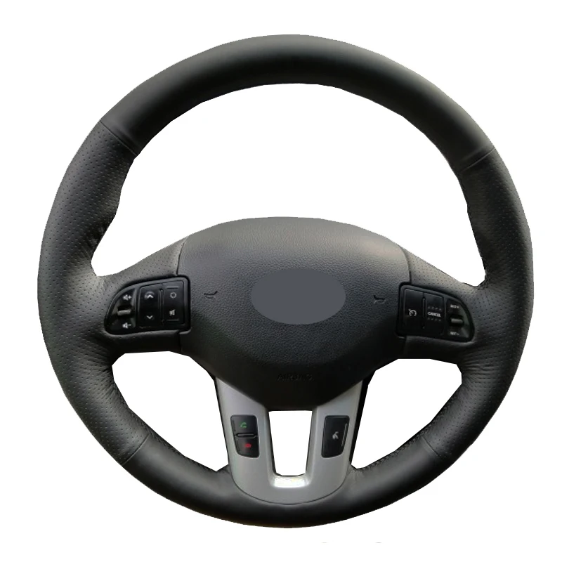 Hand Sew Car Steering Wheel Cover Leather Suede Wrap Volant Braid For Kia Sportage 3 2011-2014 Ceed Cee'd 2010-2012 Car Styling
Hand Sew Car Steering Wheel Cover Leather Suede Wrap Volant Braid For Kia Sportage 3 2011-2014 Ceed Cee'd 2010-2012 Car Styling