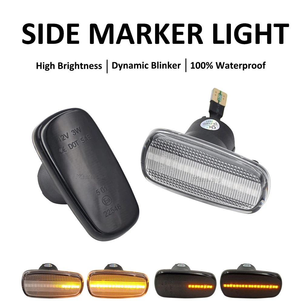 2Pcs LED Side Marker Light For Lexus IS200 300 LS430 Scion xB Toyota Prius Kluger Wish Altezza Isis Land Cruiser Crown Comfort
2Pcs LED Side Marker Light For Lexus IS200 300 LS430 Scion xB Toyota Prius Kluger Wish Altezza Isis Land Cruiser Crown Comfort