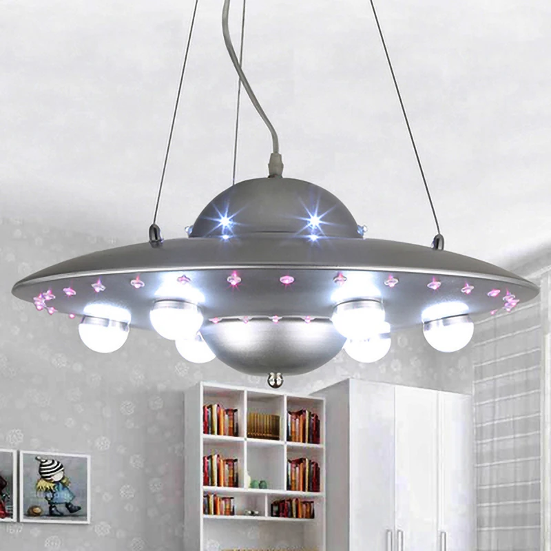 UFO Pendant Light Remote Control Pendant Lamp Silver Blue Chandelier Children Kids Bedroom Nursery Led Hanging Lamp Fixture
UFO Pendant Light Remote Control Pendant Lamp Silver Blue Chandelier Children Kids Bedroom Nursery Led Hanging Lamp Fixture