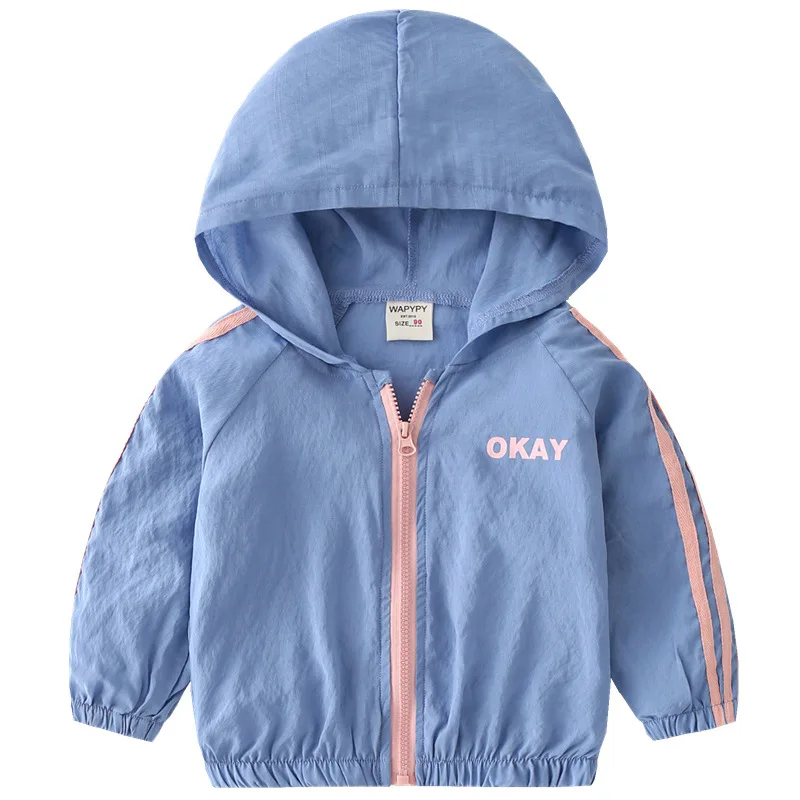 Children's Hooded Sun Protection Clothing Summer 2021 New Striped Solid color Thin Sportswear Kids Baby Girls Beach Jacket 2-6y
Children's Hooded Sun Protection Clothing Summer 2021 New Striped Solid color Thin Sportswear Kids Baby Girls Beach Jacket 2-6y