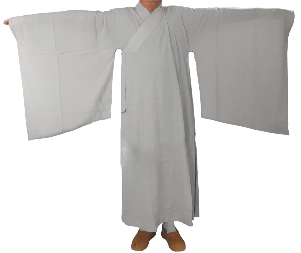 High Quality Buddhist Robe Shaolin Monk Dress Kung Fu Uniform Training Meditation Suit Men's Women's Costumes
High Quality Buddhist Robe Shaolin Monk Dress Kung Fu Uniform Training Meditation Suit Men's Women's Costumes