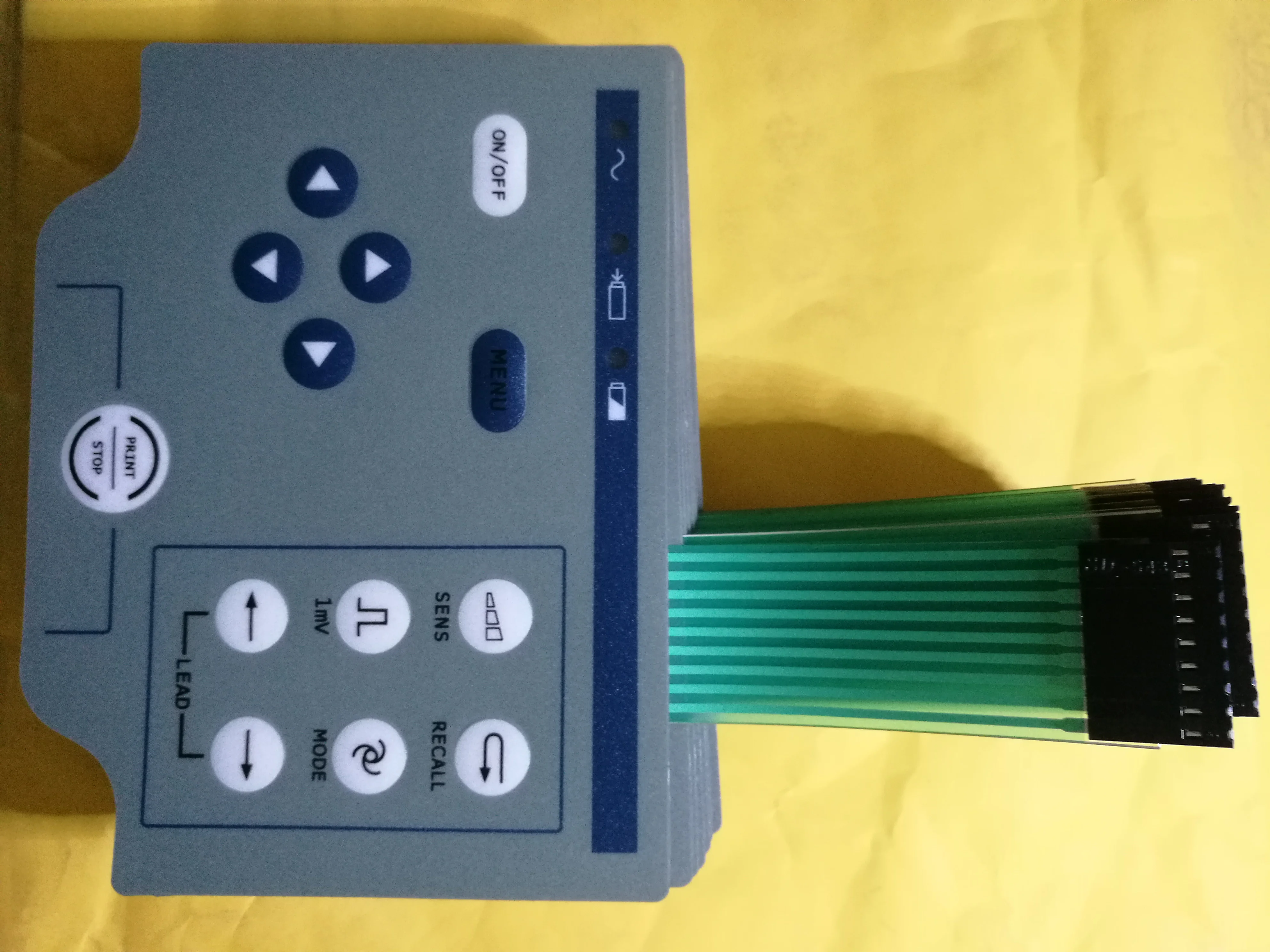 CM300, CM100 Electrocardiogram Machine Membrane Button, Membrane Switch, Membrane Button
CM300, CM100 Electrocardiogram Machine Membrane Button, Membrane Switch, Membrane Button