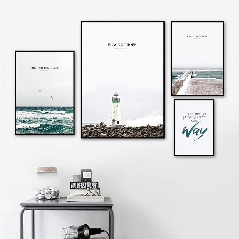 Art Canvas Painting Nordic Minimalist Seascape Print And Poster Lighthouse Wall Decorative Picture Living Room Home Decoration
Art Canvas Painting Nordic Minimalist Seascape Print And Poster Lighthouse Wall Decorative Picture Living Room Home Decoration
