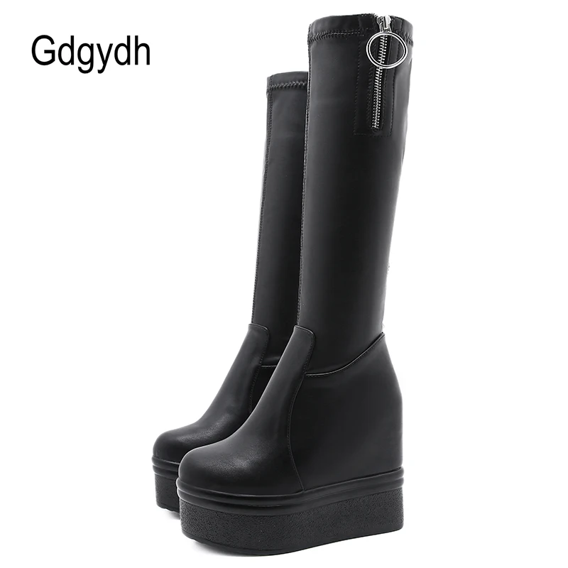 Gdgydh Fashion Zipper Women's Winter Shoes 2021 Autumn New European American Long Boots Platform Women's High Heel Wedges Comfy
Gdgydh Fashion Zipper Women's Winter Shoes 2021 Autumn New European American Long Boots Platform Women's High Heel Wedges Comfy