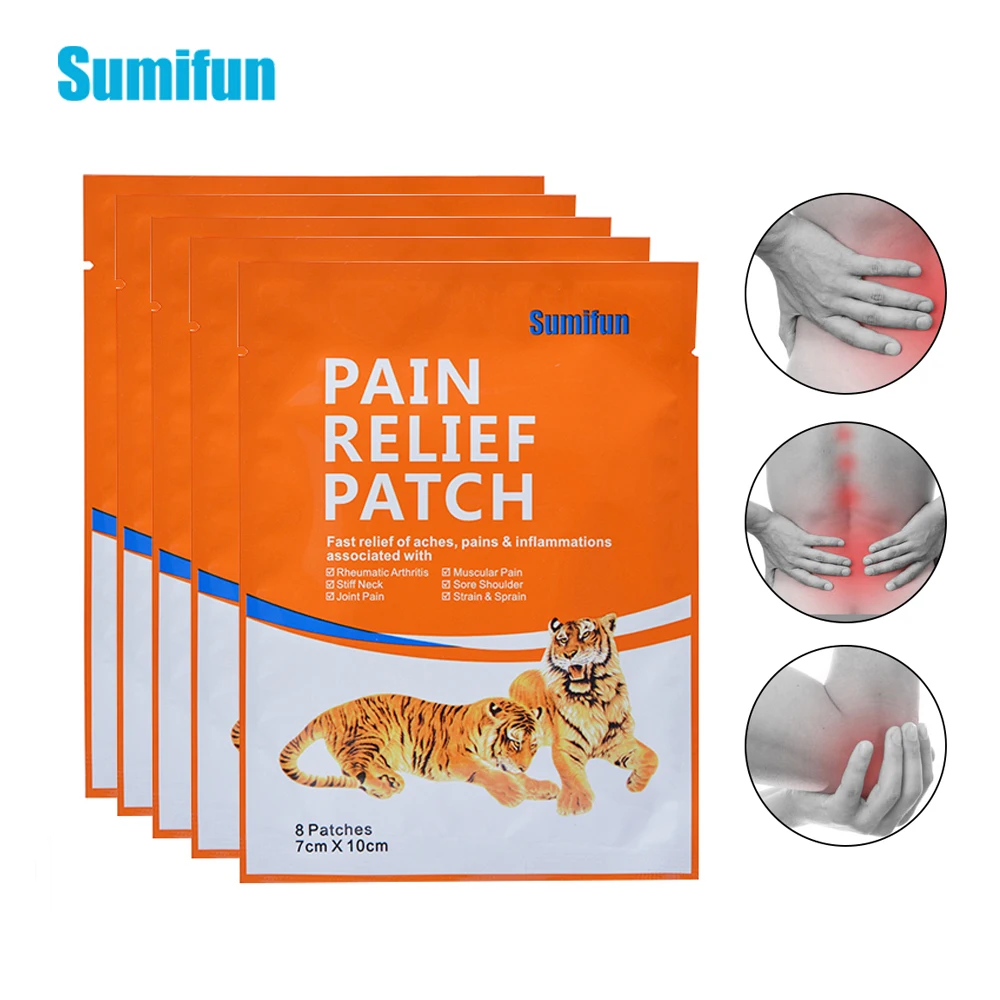 Sumifun 8 Pcs Lumbar Spine Medical Plaster Pain Relief Patch Fast Relief Of Aches Pains Inflammations Plaster Health Care K01301