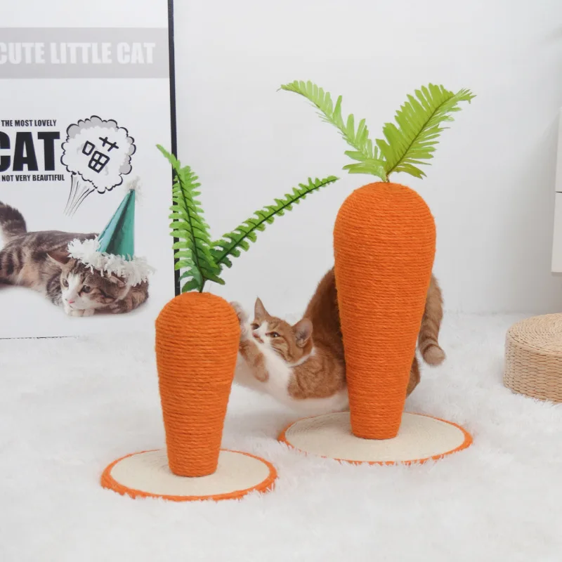 Cute Carrot Sisal Cat Climbing Frame Kitten Toy Cat Scratch Tree Furniture Protector Sisal Scratching Posts For Cat Pet Supplies
Cute Carrot Sisal Cat Climbing Frame Kitten Toy Cat Scratch Tree Furniture Protector Sisal Scratching Posts For Cat Pet Supplies