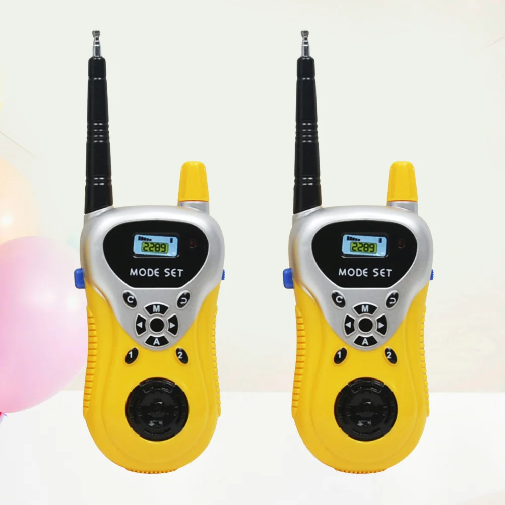 2Pcs Mini Intercom Electronic Walkie Talkie Radio Handheld Toys for Kids Children Without Battery (Yellow)
2Pcs Mini Intercom Electronic Walkie Talkie Radio Handheld Toys for Kids Children Without Battery (Yellow)
