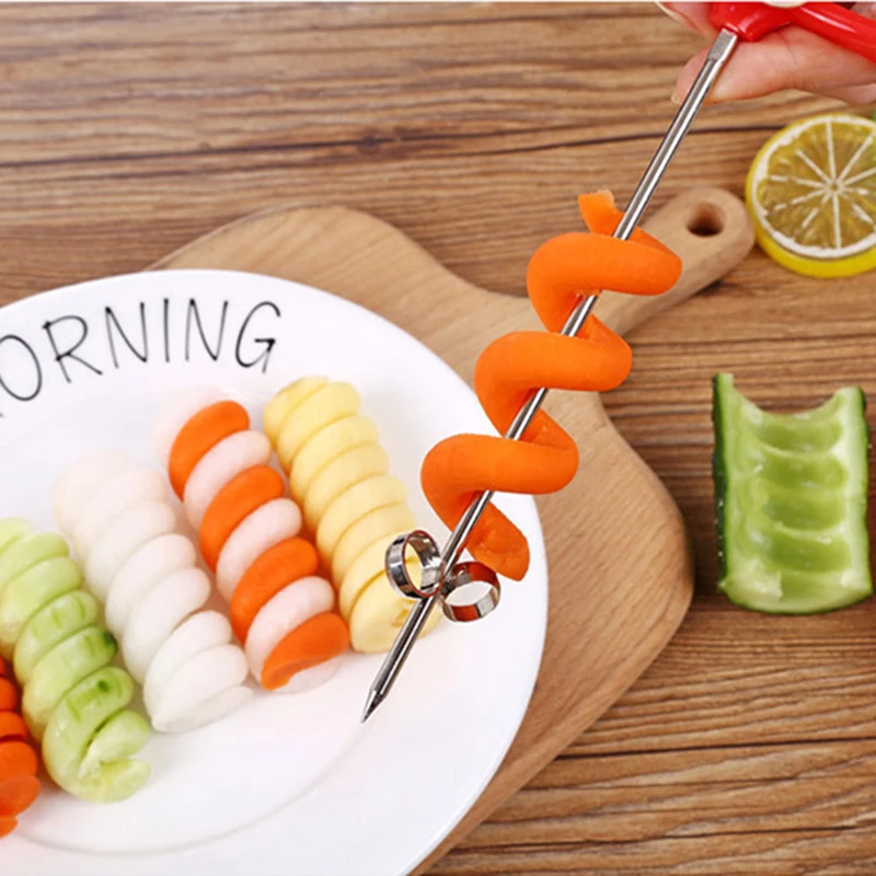 Kitchen Simple Manual Spiral Knife Carrot Cucumber Potato Vegetable Fruit Spiral Slicer Household Kitchen Practical Gadgets
Kitchen Simple Manual Spiral Knife Carrot Cucumber Potato Vegetable Fruit Spiral Slicer Household Kitchen Practical Gadgets