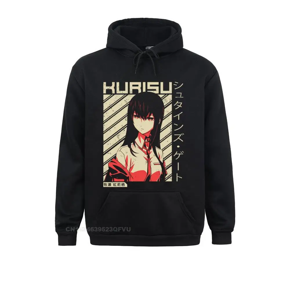 Аниме пуловер Steins Gate 0 Makise Kurisu толстовка мужские сумасшедшие хлопковые футболки
