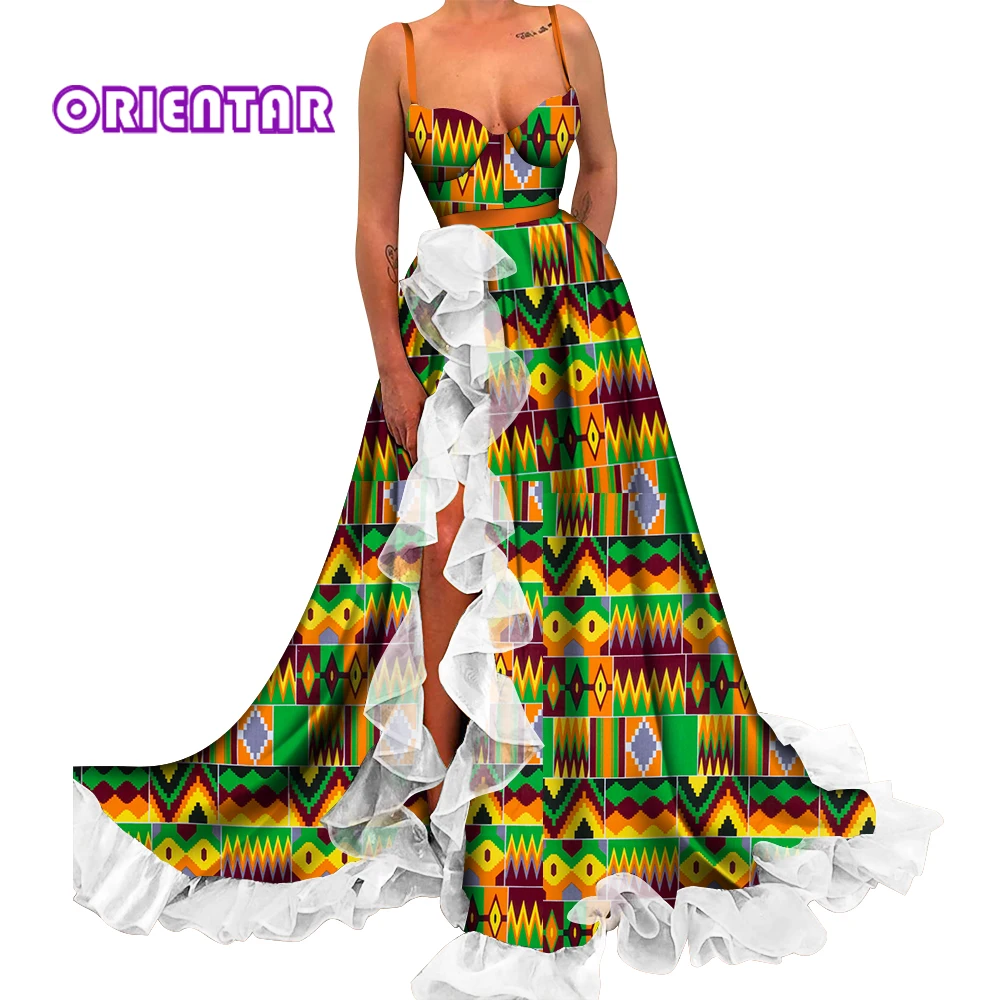 Women Halter Dresses with Ruffle Africa Style Floor Length Dress Dashiki Party Outfit Sexy Elegant African Lady Clothing WY9194
Women Halter Dresses with Ruffle Africa Style Floor Length Dress Dashiki Party Outfit Sexy Elegant African Lady Clothing WY9194