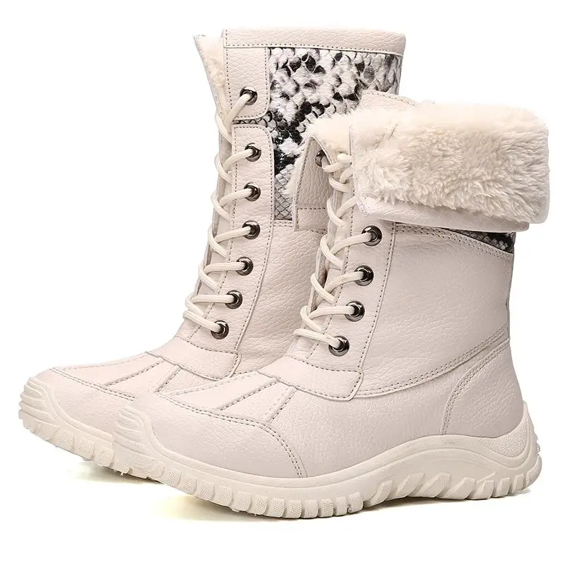 Plus Size 35 43 Women Boots High Quality Split Leather Snow Boots Lace Up High Top Boots Winter Boots Ladies Slim Platform Heels
Plus Size 35 43 Women Boots High Quality Split Leather Snow Boots Lace Up High Top Boots Winter Boots Ladies Slim Platform Heels
