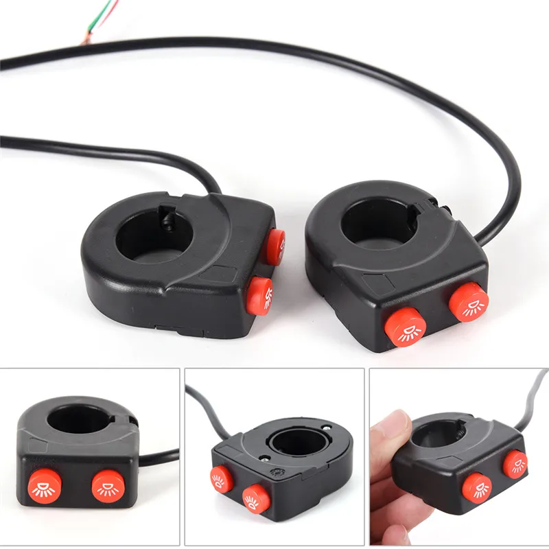 7/8'' Motorcycle Bike Handlebar On Off Button Head Spot Fog Light Switch Button Useful
7/8'' Motorcycle Bike Handlebar On Off Button Head Spot Fog Light Switch Button Useful