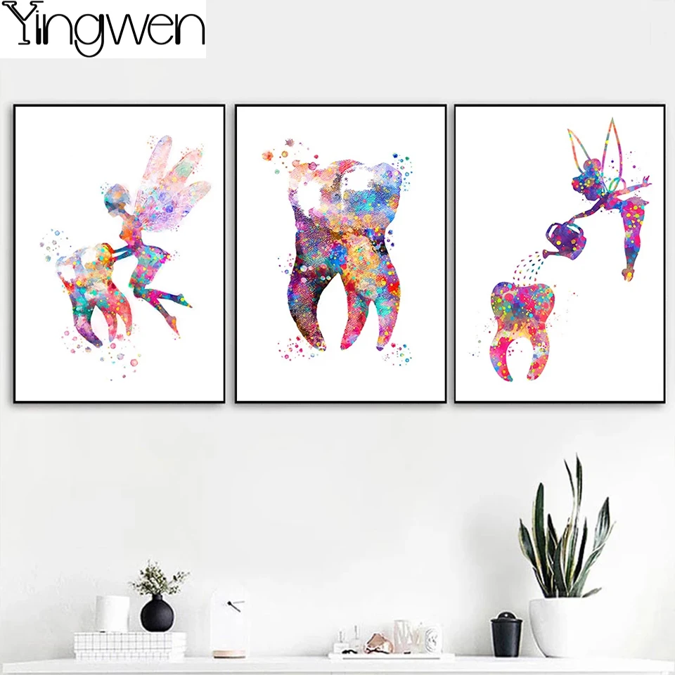 Tooth 5D Diamond Painting Watercolor Dental Fairy Full Diamond Embroidery Cross Stitch Kits Dentistry Decoration Dentist Gift
Tooth 5D Diamond Painting Watercolor Dental Fairy Full Diamond Embroidery Cross Stitch Kits Dentistry Decoration Dentist Gift